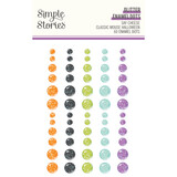 Simple Stories Say Cheese Classic Mouse Halloween Glitter Enamel Dots (27223)