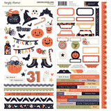 Simple Stories Frightful Fun Cardstock Stickers Icons (27301)