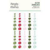 Simple Stories Kringle & Co. Glitter Enamel Dots (27524)