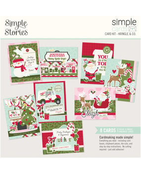 Simple Stories Kringle & Co. 12x12 Inch Simple Cards Card Kit (27526)