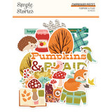 Simple Stories Pumpkins & Plaid Chipboard Pieces (27418)