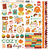 Pumpkins & Plaid Cardstock Stickers Icons (27402)