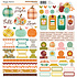 Pumpkins & Plaid Cardstock Stickers Basics (27403)