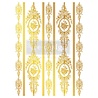 Re-Design with Prima Chateau Filigree Gold Foil 18x24 Inch Decor Transfers (2pcs) (682965)