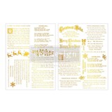Re-Design with Prima Kacha Golden Tidings 8,5x11 Inch Middy Foil Transfers (2pcs) (684136)