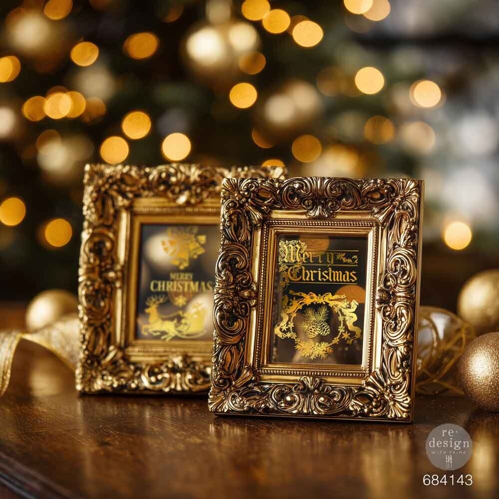 Re-Design with Prima Kacha Holiday Heirloom Foil 8,5x11 Inch Middy Foil Transfers (2pcs) (684143) Re-Design with Prima Kacha Holiday Heirloom Foil 8,5x11 Inch Middy Foil Transfers (2pcs) (684143)
