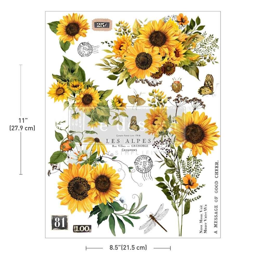 Re-Design with Prima Rustic Amber Petals 8,5x11 Inch H2O Transfers Single Sheet (684631) Re-Design with Prima Rustic Amber Petals 8,5x11 Inch H2O Transfers Single Sheet (684631)