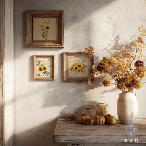 Re-Design with Prima Rustic Amber Petals 8,5x11 Inch H2O Transfers Single Sheet (684631) Re-Design with Prima Rustic Amber Petals 8,5x11 Inch H2O Transfers Single Sheet (684631)