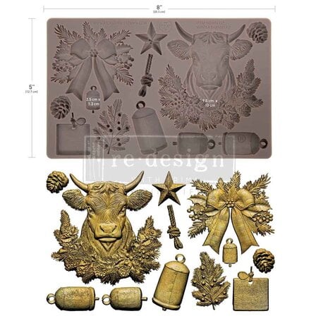 Re-Design with Prima Winter Barnstead 5x8 Inch Decor Moulds (684532) Re-Design with Prima Winter Barnstead 5x8 Inch Decor Moulds (684532)