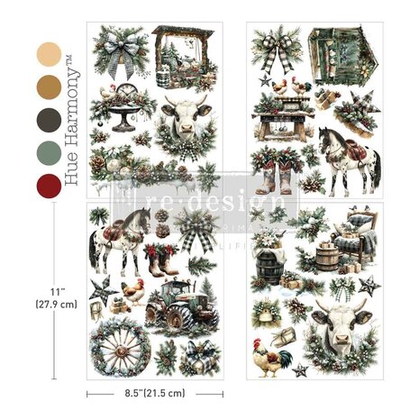 Re-Design with Prima Rustic Noel 8,5x11 Inch Middy Plus Transfers (4pcs) (677954) Re-Design with Prima Rustic Noel 8,5x11 Inch Middy Plus Transfers (4pcs) (677954)