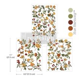 Re-Design with Prima Saffron Soltice 8,5x11 Inch Middy Transfers (3pcs) (684693)