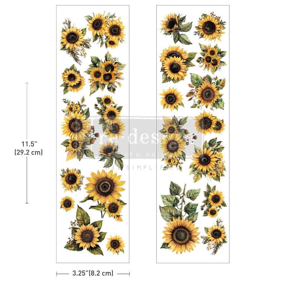Re-Design with Prima Sun-Drenched Harvest 3,25x11,5 Inch Luxe Transfers (2pcs) (684785) Re-Design with Prima Sun-Drenched Harvest 3,25x11,5 Inch Luxe Transfers (2pcs) (684785)