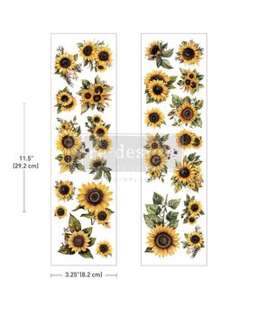 Re-Design with Prima Sun-Drenched Harvest 3,25x11,5 Inch Luxe Transfers (2pcs) (684785)