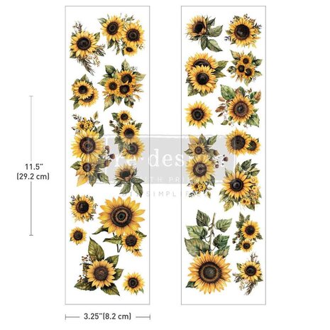 Re-Design with Prima Sun-Drenched Harvest 3,25x11,5 Inch Luxe Transfers (2pcs) (684785) Re-Design with Prima Sun-Drenched Harvest 3,25x11,5 Inch Luxe Transfers (2pcs) (684785)