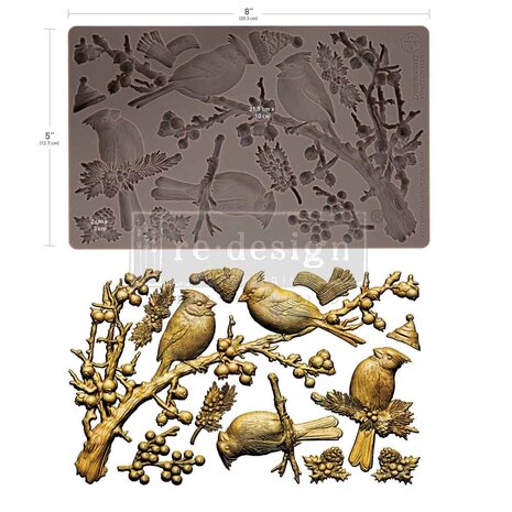Re-Design with Prima Cardinal Grace 5x8 Inch Decor Moulds (684464) Re-Design with Prima Cardinal Grace 5x8 Inch Decor Moulds (684464)