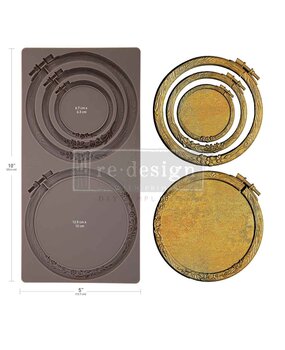 Re-Design with Prima Artisan’s Frame 5x10 Inch Decor Moulds (684624)