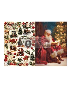 Re-Design with Prima Everlasting Light A4 Decoupage Fiber Pack (2pcs) (679385)