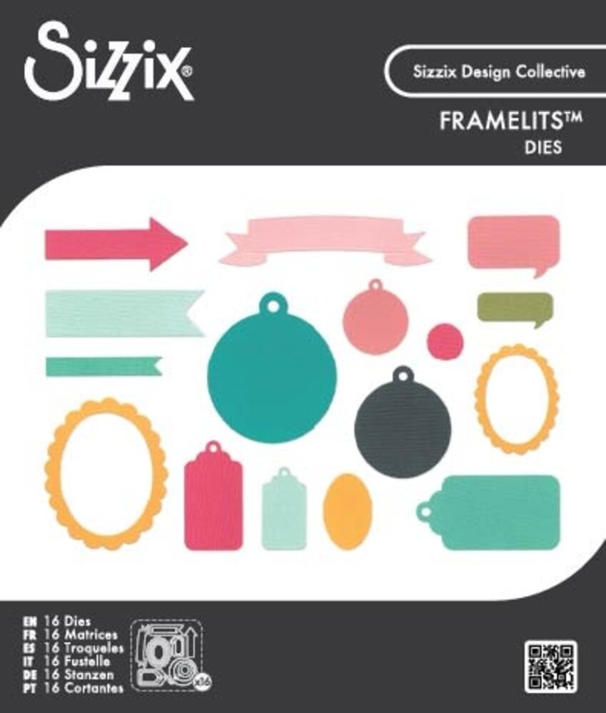 Sizzix Framelit Die Set Banners, Tags & Labels by Sizzix (667147)