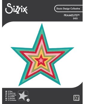 Sizzix Framelit Die Set Stars by Sizzix (667145)