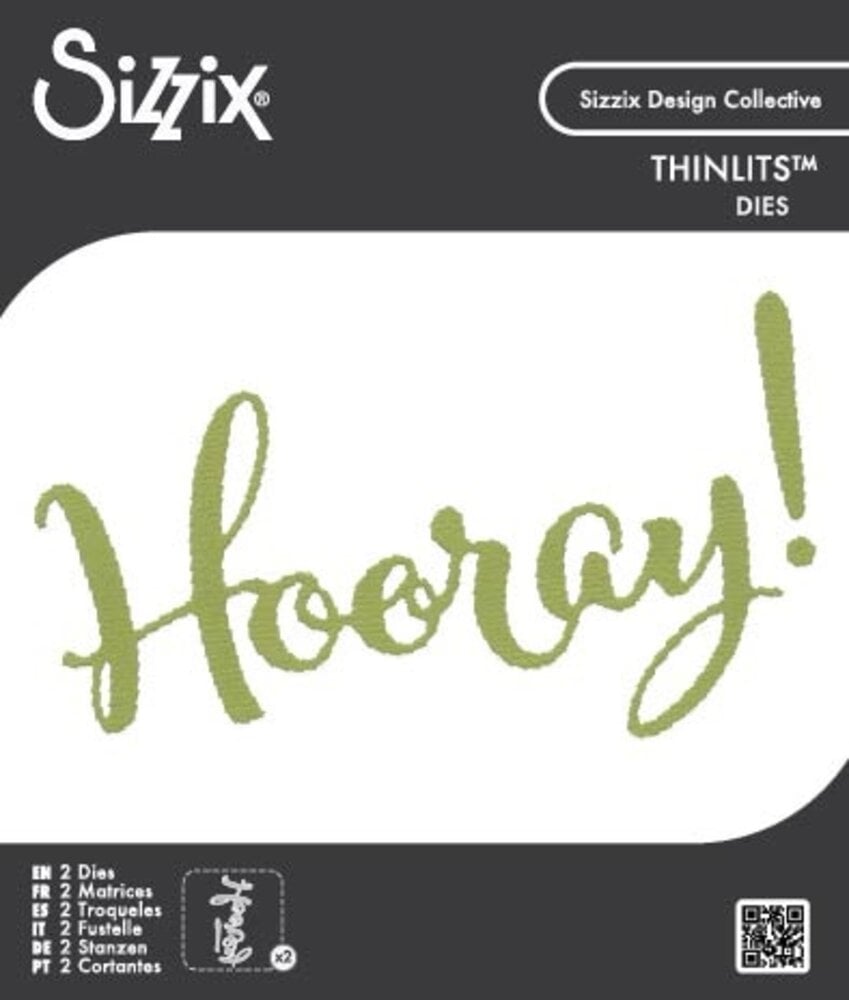 Sizzix Thinlits Die Set Grand Hooray by Sizzix (667143) Sizzix Thinlits Die Set Grand Hooray by Sizzix (667143)