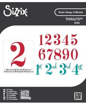 Sizzix Thinlits Die Set Grand Numbers by Sizzix (667142) Sizzix Thinlits Die Set Grand Numbers by Sizzix (667142)