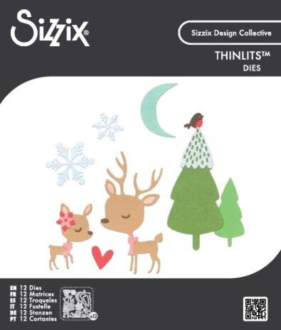 Sizzix Thinlits Die Set Hello Deer by Sizzix (667139)