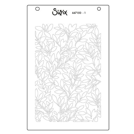Sizzix Layered Stencil Set Berry Sweet (2pcs) by Sizzix (667150)