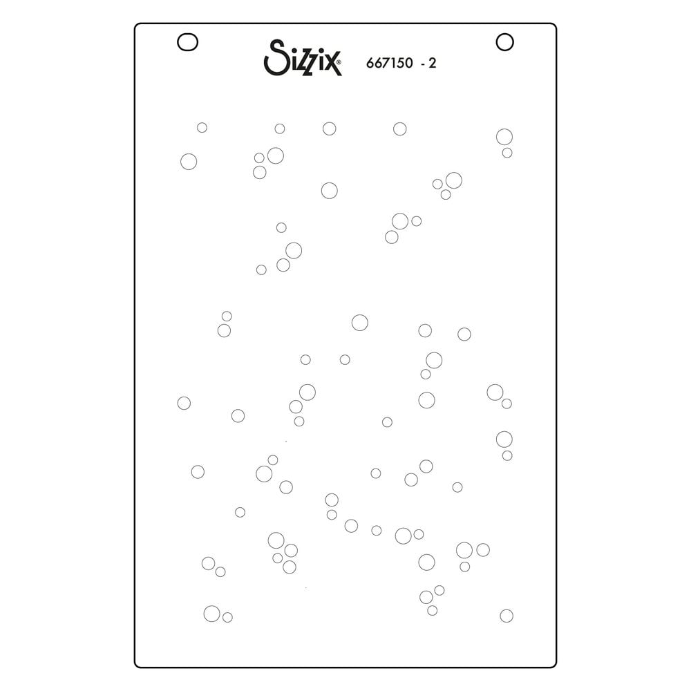 Sizzix Layered Stencil Set Berry Sweet (2pcs) by Sizzix (667150)