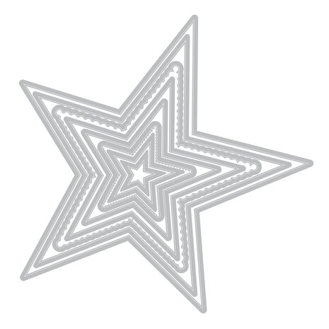 Sizzix Framelit Die Set Stars by Sizzix (667145)