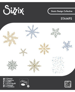 Sizzix Clear Stamps Set Let it Snow (9pcs) by Sizzix (667121)