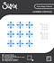 Mini Layered Stencils Print & Pattern Fanciful Snowflakes (2pcs) by Sizzix (667124)