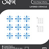 Sizzix Mini Layered Stencils Print & Pattern Fanciful Snowflakes (2pcs) by Sizzix (667124)