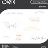 Sizzix Clear Stamps Set Winter Sentiments (9pcs) by Sizzix (667123)