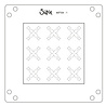 Sizzix Mini Layered Stencils Print & Pattern Fanciful Snowflakes (2pcs) by Sizzix (667124)