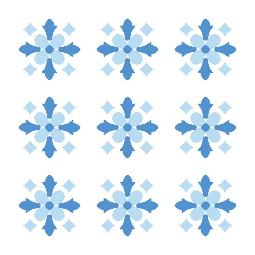 Sizzix Mini Layered Stencils Print & Pattern Fanciful Snowflakes (2pcs) by Sizzix (667124)