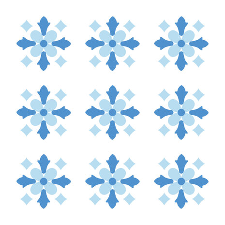 Sizzix Mini Layered Stencils Print & Pattern Fanciful Snowflakes (2pcs) by Sizzix (667124)