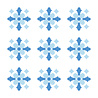 Sizzix Mini Layered Stencils Print & Pattern Fanciful Snowflakes (2pcs) by Sizzix (667124)