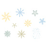 Sizzix Clear Stamps Set Let it Snow (9pcs) by Sizzix (667121)