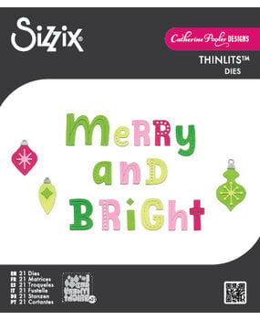 Sizzix Thinlits Die Set Oh So Merry (21pcs) by Catherine Pooler (667166)