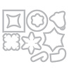 Sizzix Clear Stamps Set w/Framelits Dies Around the Holidays (16+10pcs) by Catherine Pooler (667173)