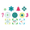 Sizzix Clear Stamps Set w/Framelits Dies Around the Holidays (16+10pcs) by Catherine Pooler (667173)