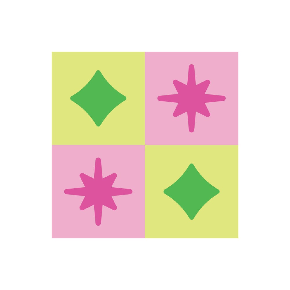 Sizzix Mini Layered Stencils Print & Pattern Retro Star (2pcs) by Catherine Pooler (667169) Sizzix Mini Layered Stencils Print & Pattern Retro Star (2pcs) by Catherine Pooler (667169)