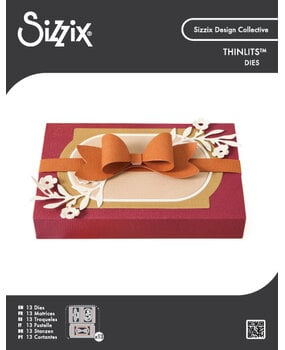 Sizzix Thinlits Die Set Bloom and Bow Box (13pcs) by Sizzix (667137)