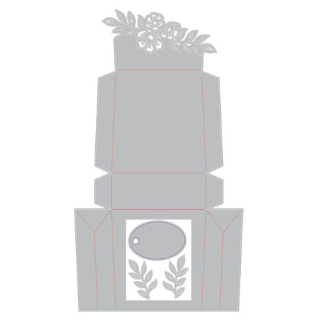 Sizzix Thinlits Die Set Blossom Gift Bag (4pcs) by Sizzix (667138)