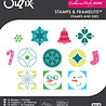 Sizzix Clear Stamps Set w/Framelits Dies Around the Holidays (16+10pcs) by Catherine Pooler (667173)