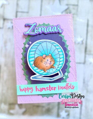 CarlijnDesign Clear Stamps Hamsters Teksten by CarlijnDesign (CDST-0184)