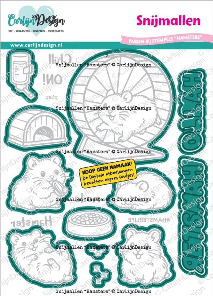 CarlijnDesign Dies Hamsters by CarlijnDesign (CDSN-0397)
