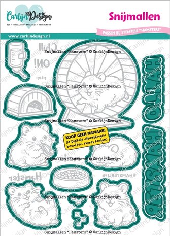 CarlijnDesign Dies Hamsters by CarlijnDesign (CDSN-0397)