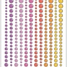 CarlijnDesign Glitter Enamel Dots Neons 1 (300pcs) by CarlijnDesign (CDED-0019)
