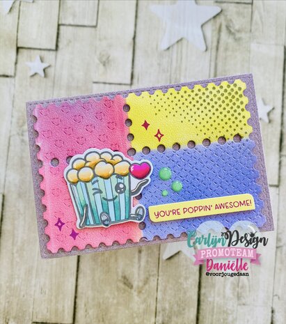 CarlijnDesign Glitter Enamel Dots Neons 2 (300pcs) by CarlijnDesign (CDED-0020)